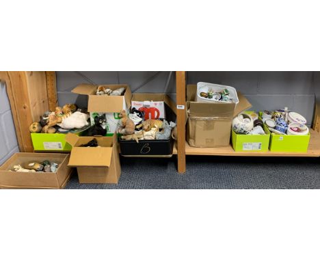 A large quantity of mixed ceramic and other collectables.