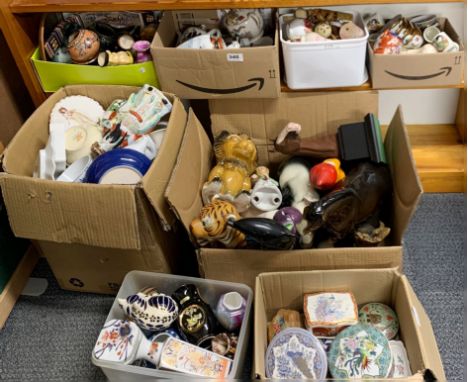 An extensive quantity of ceramic and other collectables.