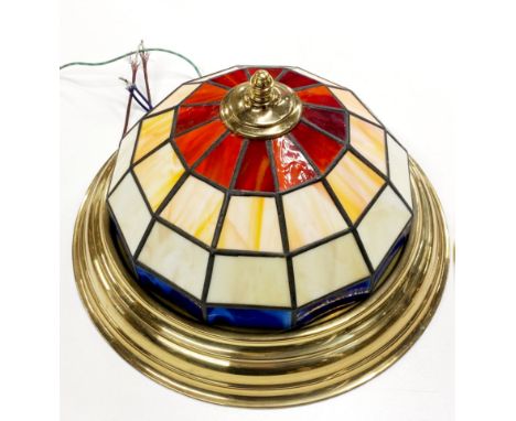 A Tiffany style lamp shade, Dia. 35cm.