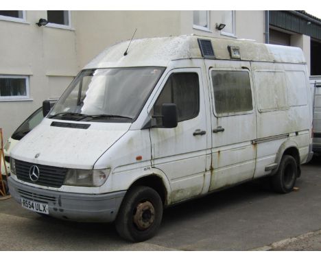 Executors sale - Mercedes Sprinter 412D van - registration number R554 ULX, First registered October 1997, 2874 cc, diesel, w