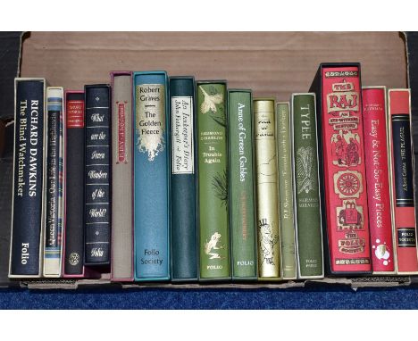 FOLIO SOCIETY BOOKS, fifteen titles from the Publisher comprising The Blind Watchmaker by Richard Dawkins, Queen Victoria: Ou