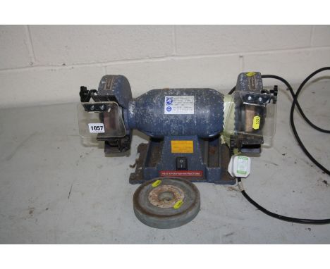 A VINTAGE RECORD POWER BENCH GRINDER, a Brandex Charge and Start (both PAT pass and working), an Altai Multimeter and a vinta