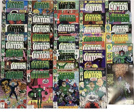 Quantity of mostly 1990's DC Comics, Green Arrow, Green Lantern, Green Lantern Mosaic and others