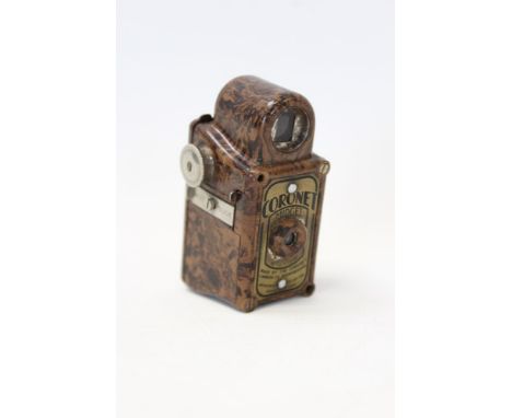 Coronet Midget 16mm Subminiature camera CONDITION REPORT Two case screws missing, scratching to surface. Generally overall go