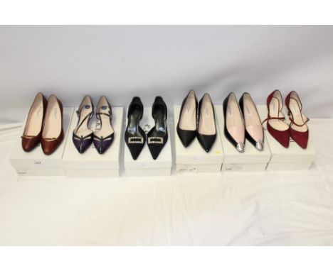 Ladies' L. K. Bennett shoes - new and as new - size 36, court shoes, stilettos, leather, suede, etc, six pairs, boxed