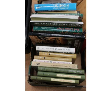 Quantity of fishing books - mostly published by the Medlar Press and others - including Casting at the Sun, The Deepening Poo