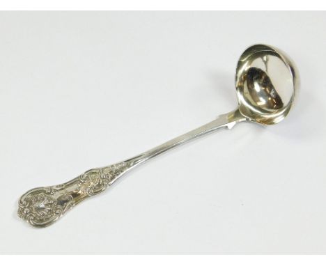 SCOTTISH SILVER. A Victorian Scottish silver Kings pattern toddy ladle. Glasgow 1847. Length 15.5cm.Please note that all item