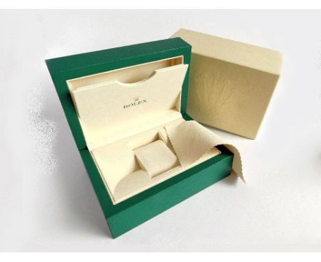 ROLEX BOX. A Rolex watch box & outer box. The base of the box stamped 39139.04 - Oyster M.Please note that all items in this 