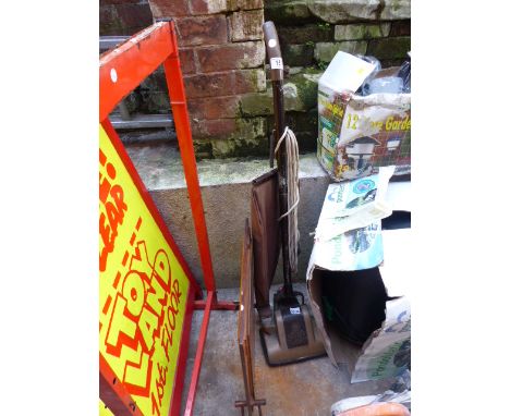 Vintage Hoover Junior and firescreen