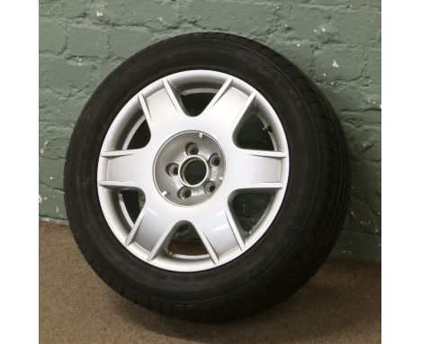 Volkswagen 6 spoke alloy wheel 205/55 R-16.