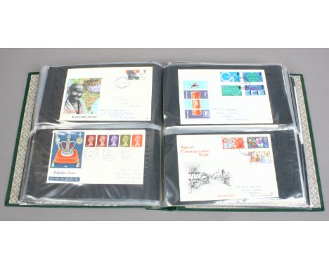 Stamps; a full album of mainly 1960s and 70s first day covers.