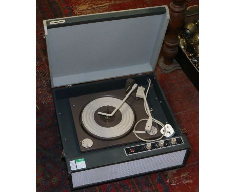 A Dansette record player.