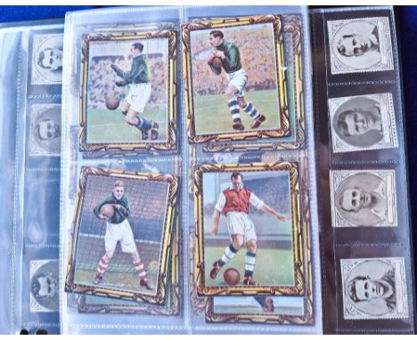Trade cards, Football, large selection of periodical cut outs from various eras in large modern album, mainly Amalgamated Pre