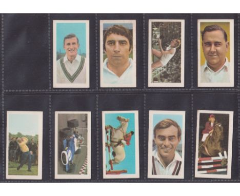 Trade cards, Barratt Famous Sportsmen 47/50 (missing 1, 13 & 20) plus 6 variation cards (18, 22, 23, 24, 30 & 38), includes J