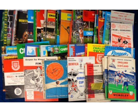 Football programmes, a Big Match collection of 100+ programmes, 1950's onwards, inc. England Homes (approx. 70) noted, Scotla