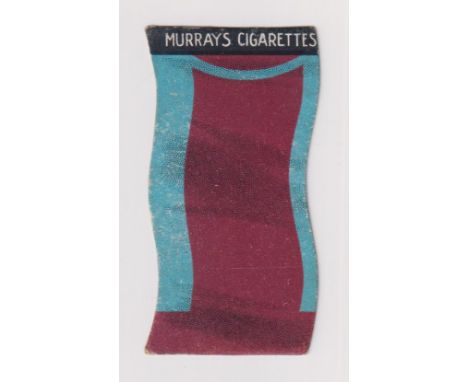 Cigarette card, Murray's, Football Colours (Shaped, Murray Cigarettes), type card, Aston Villa/Burnley (gd) (1)
