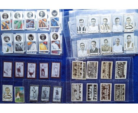 Cigarette cards, Small mixture over 250 cards, all Sporting themed including Players Golf (set 25 cards but mixed UK / Channe