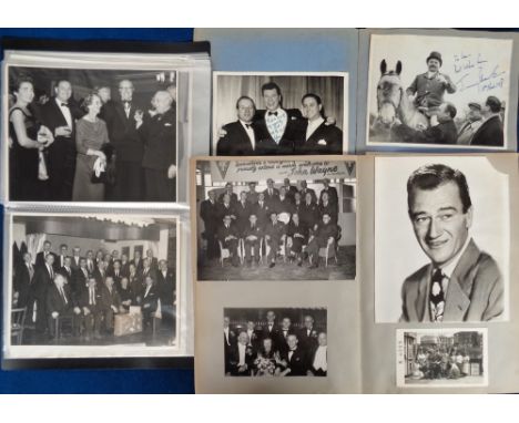 Entertainment, a large collection (approx. 300) of b/w original celebrity press photographs, the personal collection of Lesli