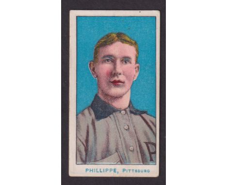 Trade card, USA, American Caramel Co, Baseball Caramels (E90-2), type card, Phillippe, Pittsburg (gd) (1)