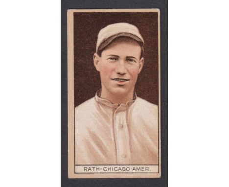 Cigarette card, USA, ATC, Baseball Series (T207), type card, Rath - Chicago-Amer (gd) (1) 