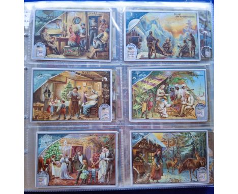 Trade cards, Liebig, a collection of 39 sets S451-S500, mixed language editions German, Belgian, & Italian issues, (34 sets a