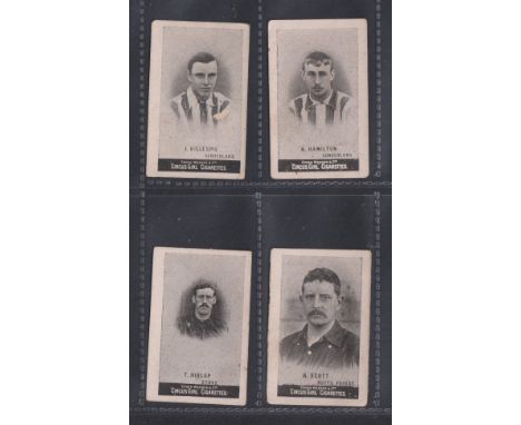 Cigarette cards, Cohen, Weenen, Heroes of Sport, Football, four cards, A. Scott Notts. Forest, T. Hislop Stoke & J. Gillespie