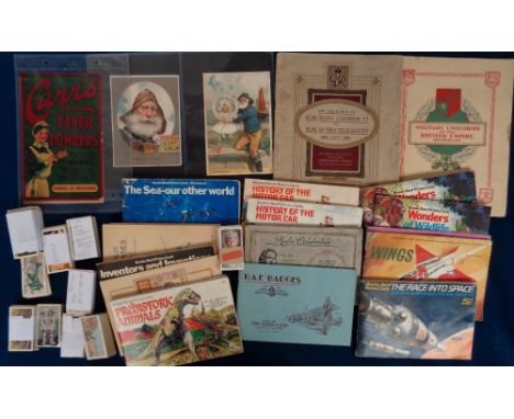 Ephemera, a selection of items to include 1940s calendars, 1910 OS linen map of Glenelg and District, 1935 school photo of Al