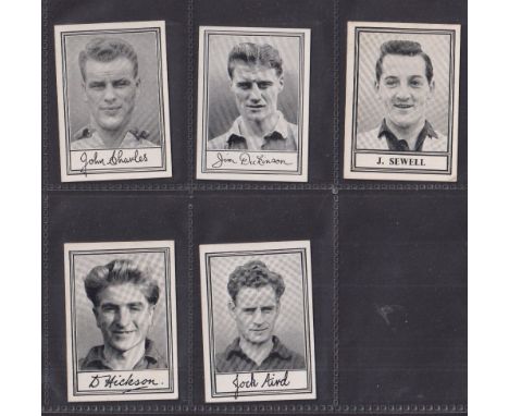Trade cards, Liam Devlin Famous Footballers Series A2, 4 cards nos. 11, 15, 23 & 30 including John Charles, plus New Series o