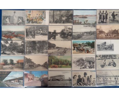 Postcards, Foreign, a good mixed foreign selection of approx. 59 cards, with 18 Greece, Crete, Rhodes inc. Argostoli (several