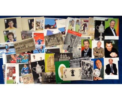 Football postcards, advertising cards etc, a mixed selection of approx. 150 postcards, promotional cards & others, wide range