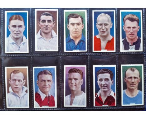 Cigarette cards, 9 sets all Football related, Godfrey Phillips (3, Soccer Stars, Famous Footballers, International Caps), Car