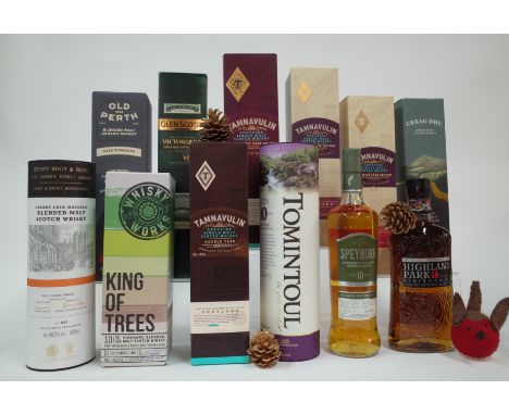 12 BOTTLES SCOTCH WHISKYBerry Bros + Rudd Sherry Cask Matured Blended Malt; King of Trees Blended Malt 10 Year Old; Tamnavuli