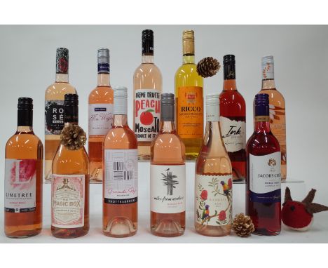 10 BOTTLES AUSTRALIAN ROSÉ WINE AND 2 WINE-BASED FLAVOURED DRINKSCo-op Limetree Shiraz 2020; The Magic Box Remarkable; Shotte