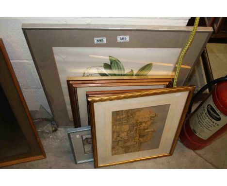 Collection of framed &amp; glazed Watercolours and a Print covering various subjects to include Morris Dancing