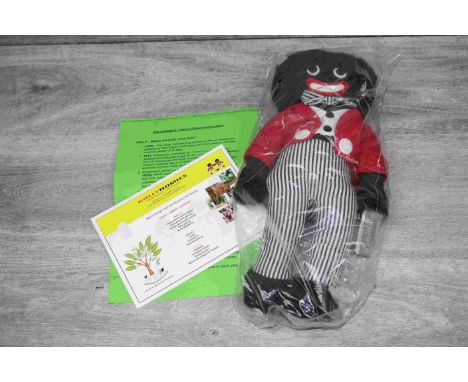 Robertson's type Golly soft toy with short history leaflet