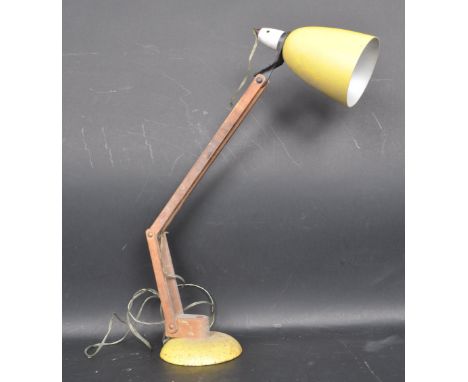 Terence Conran - Habitat - Mac Lamp - A retro vintage 1960's adjustable anglepoise desk / table work lamp light by Terence Co