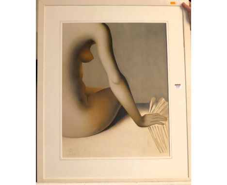 G Rohner - Female nude, lithograph, signed and numbered in pencil lower left, 178/180, 64x49cm