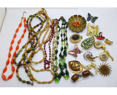 1950's and 1960's costume jewellery 