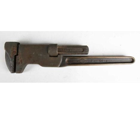 A large American Ampco W-1150 monkey wrench, length 48cm.