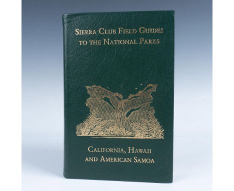 The Sierra Club Guides to the National Parks: California, Hawaii, and American Samoa. Collector's edition, genuine leather bo