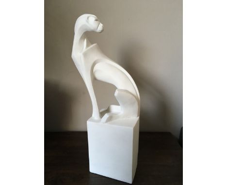 Artist: Marie Ackers Piece: Zinka Version 1  Size/Height x Width x Depth (cm): 45 x 25Material: Resin - Marble Edition: The s