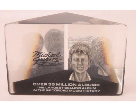 Michael Jackson Thriller 35 Million Sales Award 1984 