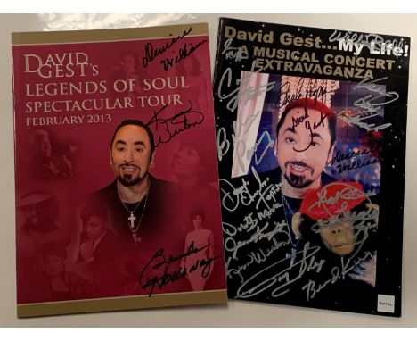 David Gest?s Legends Of Soul Spectacular Tour 2013 Programme signed by G C Cameron, Brenda Holloway, Martha Reeves, Kim Westo