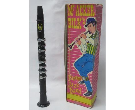 Mr Acker Bilk Toy Clarinet by Selcol complete with box 1960?s 