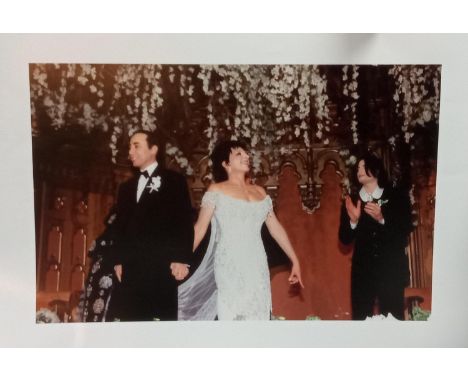 OK! Magazine picture of Michael Jackson at the wedding of Liza Minnelli and David Gest with issues 308/9 of magazine covering