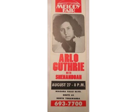 Arlo Guthrie Melody Fair Music Theatre 27th August 1978 with Roger Miller Show with Kay Starr July 12-17 New Melody Fair 1978