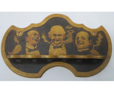 Painted Character Pipe Rack 1930?s 