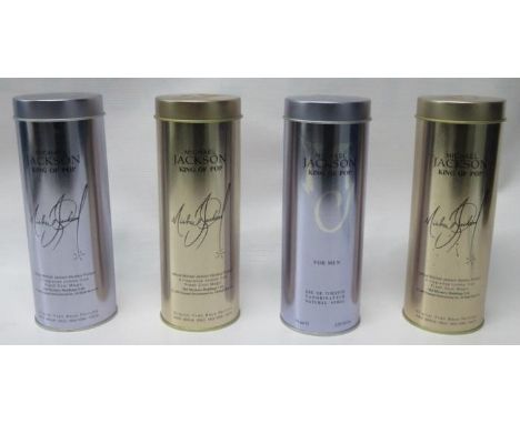 Four Michael Jackson Mystery Eu De Toilette Perfumes by Yvan Baya Perfume 1999 2 Mens 2 Women's 