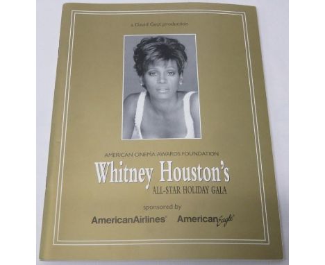 American Cinema Awards Whitney Houston All Star Gala Programme 
