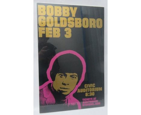 Bobby Goldsboro Concert Poster February 3rd 55cms x 35cms 